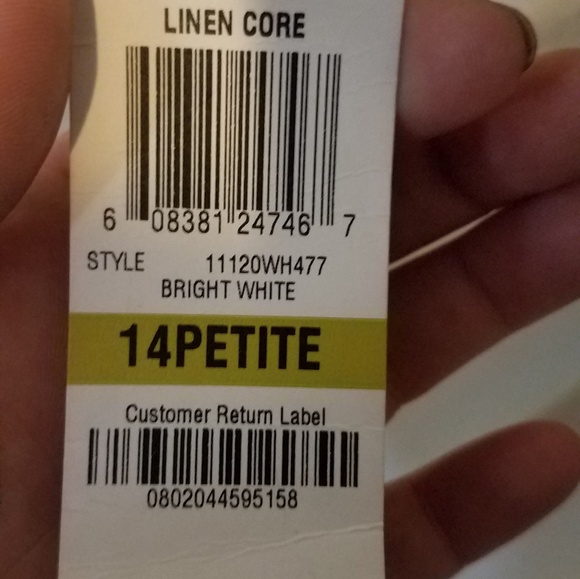 White NWT MJ Collection size 14P - Picture 4 of 5